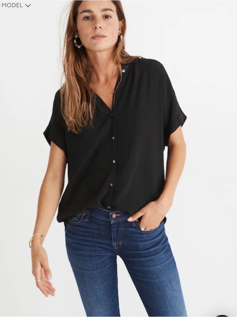 NWT Madewell Central Draper Shirt - Picture 2 of 6